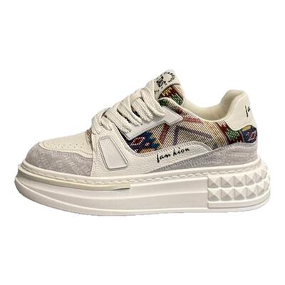 欧式高端男鞋2025新款印花板鞋