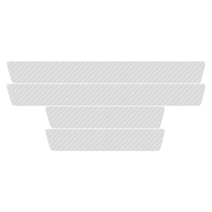 汽车透明门槛条防踩踏通用改装迎宾踏板后备箱防护装饰条不甘平凡