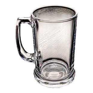 水晶玻璃杯水杯啤酒杯子茶杯轻奢高级感高颜值2025新款家用带把手