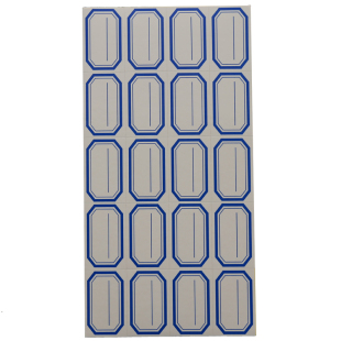 蓝马不干胶自粘小标签纸手写自粘性价格帐本贴纸空白标记贴口取纸