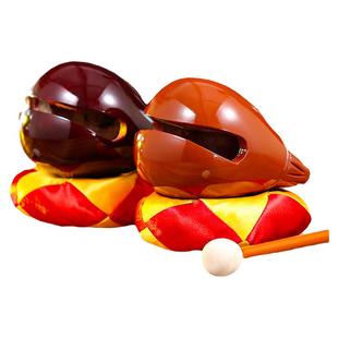 香樟木木鱼法器实木一套家用寺庙老式大木鱼解压静心摆件打击乐器