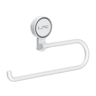 厨房纸巾架吸盘免打孔抹布保鲜膜收纳架卫生间厕所浴室防水卷纸架