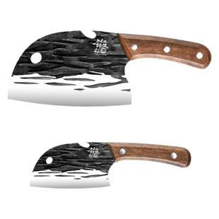 菜刀家用厨师专用杀鱼刀商用小刀锻打切菜刀切肉刀厨房刀具水果刀