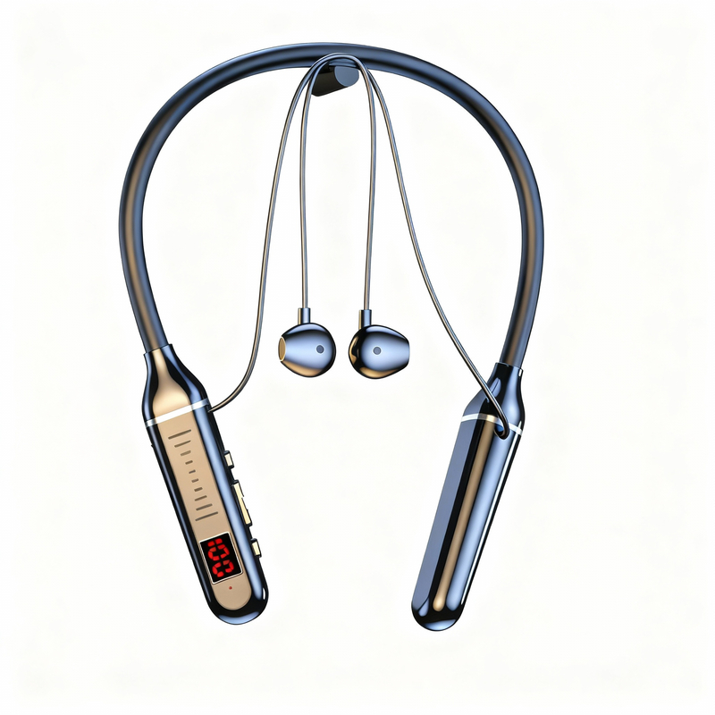 挂脖式蓝牙耳机2025新款高音质耳机无线运动跑步通话降噪超长续航