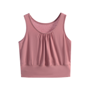 妈妈短款背心女莫代尔中老年人夏季汗衫大码吊带打底衫内搭上衣薄
