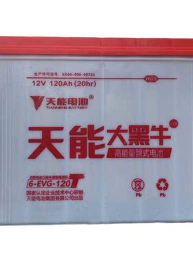 铅酸6-EVG天能天能120ah叉车电瓶