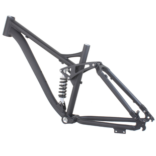 26寸山地车铝合金减震车架四连杆软尾避震车架碟刹款支持油碟快拆