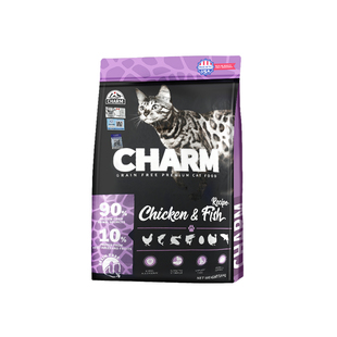 CHARM野性魅力进口鲜鸡肉鱼猫粮高蛋白家猫主食全价猫主粮5.4kg