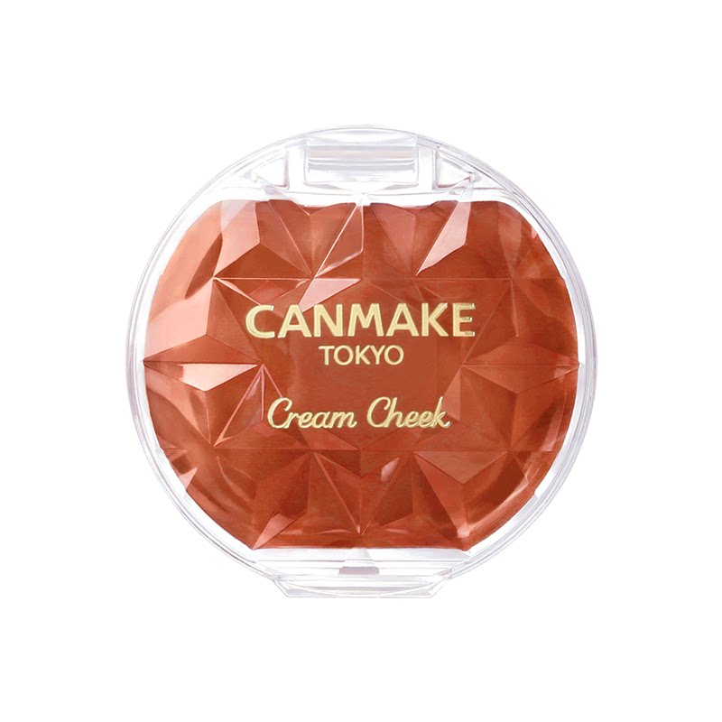 【新色】CANMAKE/井田梦幻腮红膏胭脂珠光高光单色持久16血色膨胀