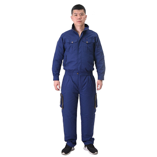 顶能无线一体机风扇降温风扇空调服充电工地车间电焊工纯棉工作服