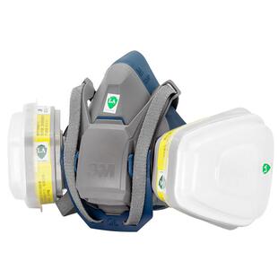 3M 6502QL+6002快扣版防毒面具防硫化氢氯气二氧化硫酸性气体防护