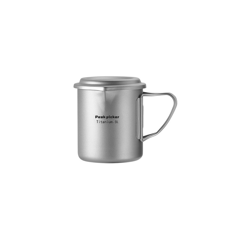 纯钛旅行茶具套装420ml便携