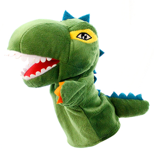 手偶玩具动物手套可张嘴恐龙娃娃互动腹语嘴巴能动幼儿园人物表演