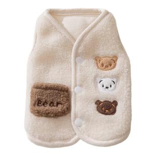 2025新款小猫咪衣服保暖衣背心阿比猫德文猫无毛猫宠物猫秋冬绒衣