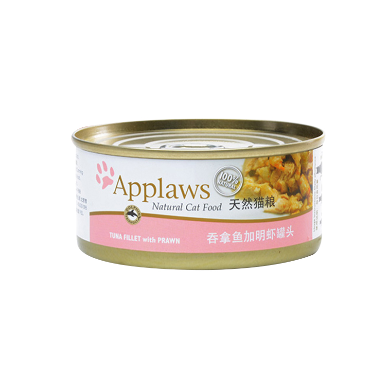 腐败猫Applaws爱普士天然猫罐头湿粮猫零食深海鱼鸡肉虾70g156g