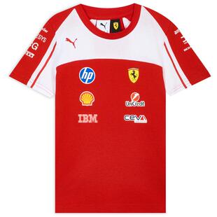 FERRARI法拉利车迷版短袖T恤儿童款PUMA彪马F1赛车合作系列713839