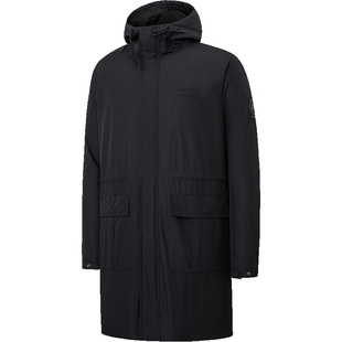 鸿鹄丨鸿星尔克风衣男春秋男士国潮复古中长款防风运动外套大衣男