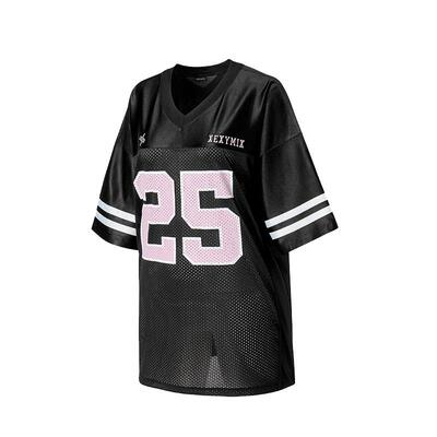 xexymix印花篮球风宽松短袖T恤