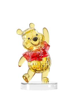 小熊维尼摆件迪士尼水晶积木公仔