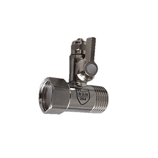 家用净水器配件304不锈钢进水三通角阀4分进水三通2分球阀接3分管