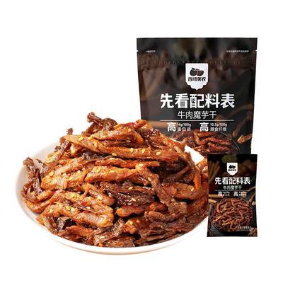 西域美农香辣牛肉魔芋干168g