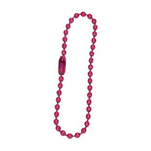 DIY饰品配件 2.4mm圆波珠链喷漆彩色吊牌链铁挂件链玩偶链钥匙链