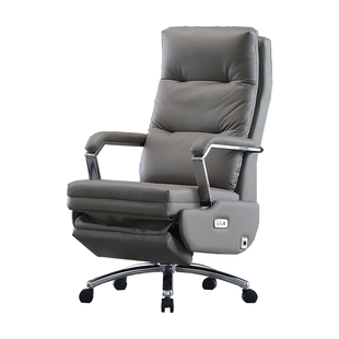 家用电竞椅电动按摩椅子舒适久坐轻奢可躺座椅商务办公真皮大班椅