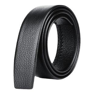 卡帝乐鳄鱼皮带男不带头自动扣腰带青年无头皮皮带带身皮带条