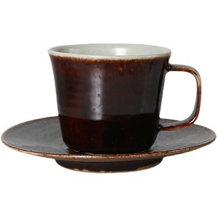 小葵川町屋  日本进口独步炎藤井博文匠人手作咖啡杯套装马克杯