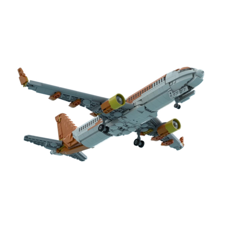 易捷航空A320客机积木模型玩具
