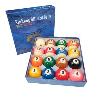 新康8A级TV水晶配球散球黑8球子零卖桌球子散卖单个TV水晶配球