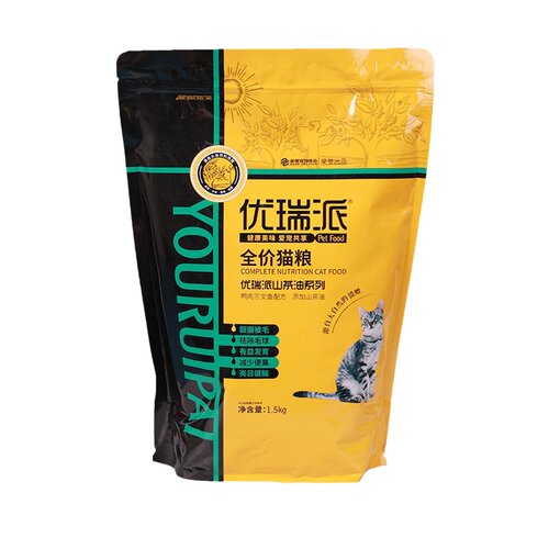 优瑞派猫粮1.5kg幼猫成猫粮3斤英短美短蓝猫室内猫海洋鱼味流浪猫