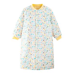 哥比兔儿童睡袍冬季连体睡袍宝宝防着凉睡衣新生儿被子纯棉加厚