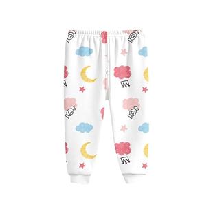 宝宝保暖裤男童加绒裤子单条秋裤婴儿加厚女儿童内穿冬裤开裆棉裤