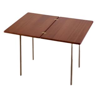 实木折叠桌子复古风新款长方形可伸缩饭桌小户型客厅家用餐桌组合