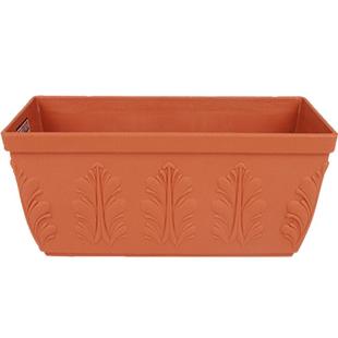 爱丽思加厚浮雕长方形大号花盆个性凸纹塑料盆栽 阳台种菜爱丽丝