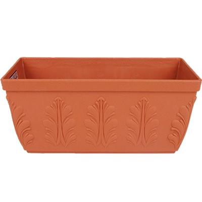 爱丽思加厚浮雕长方形花盆塑料