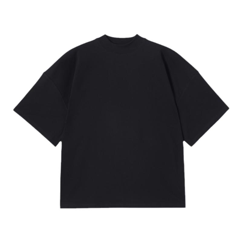 JIL SANDER 男士 经典高圆领棉质短袖T恤