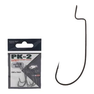 ICHIKAWA市川窄幅曲柄钩PK2德州钓组窄腹软虫鱼钩防挂底鳜鱼鲈鱼