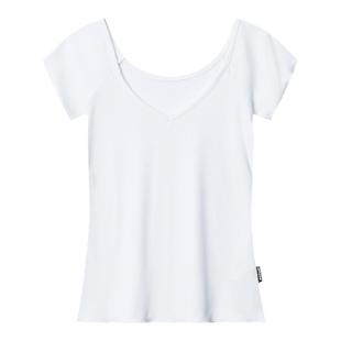 AIRHOOD V领小飞袖T恤女2026夏季修身显瘦大领口正肩辣妹短袖上衣