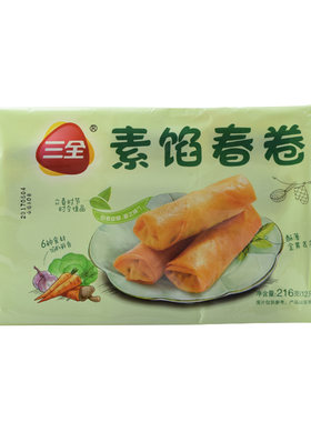 三全春卷180g*5袋爽口素馅