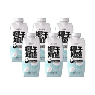 椰子知道0糖鲜椰汁椰奶低GI饮料电解质无糖新年送礼礼盒整箱