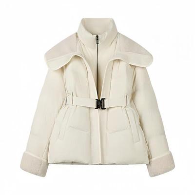 韩国高级感甜美温柔短款羽绒棉袄