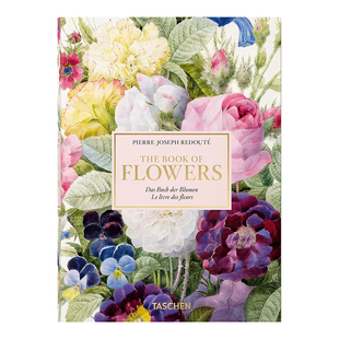 【现货】Taschen 40周年纪念版 Redoute. The Book of Flowers. 40th Ed. 雷杜德花之书 英文原版 植物花卉水彩画 H.Walter Lack
