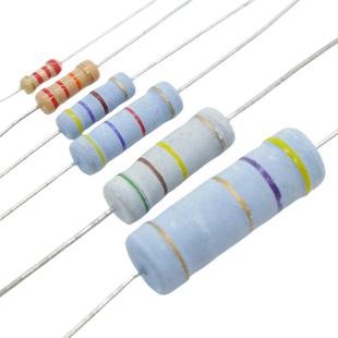 0.5W/1W/2W/3W/5W插件氧化膜碳膜电阻100K220K330K470K680K910K欧