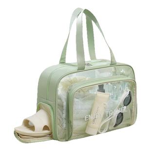 防水洗漱包大容量干湿分离游泳包泳衣沙滩包运动健身收纳袋化妆包