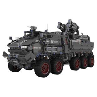 流浪地球箱式装甲运兵车运载车儿童益智拼装积木玩具车男孩模型车