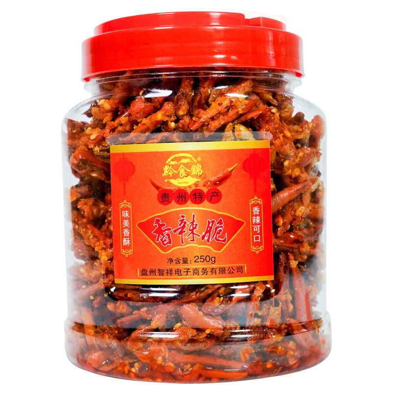 黔食锦瓶装贵州香辣脆香酥辣250g