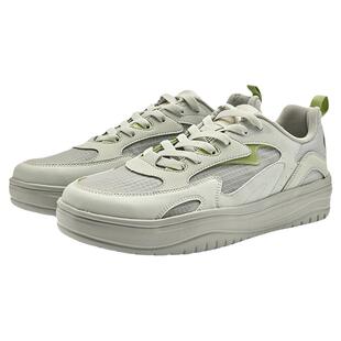 乔丹乘风SE网面透气板鞋运动鞋男灰色2026夏季新款低帮经典休闲鞋