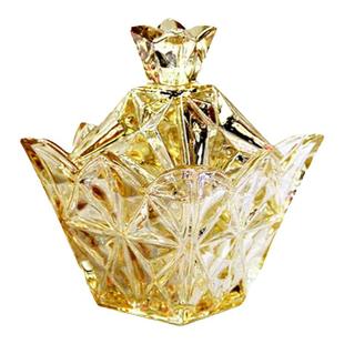 水晶玻璃碗带盖水果盘小果盘糖果罐迷你收纳盒器皿零食杯小碗醉虾